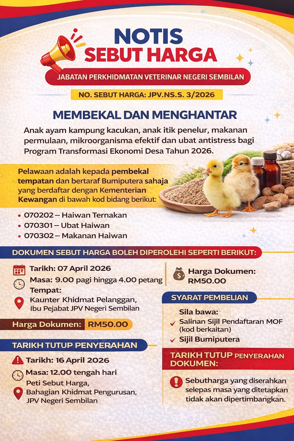 Notis Sebutharga
